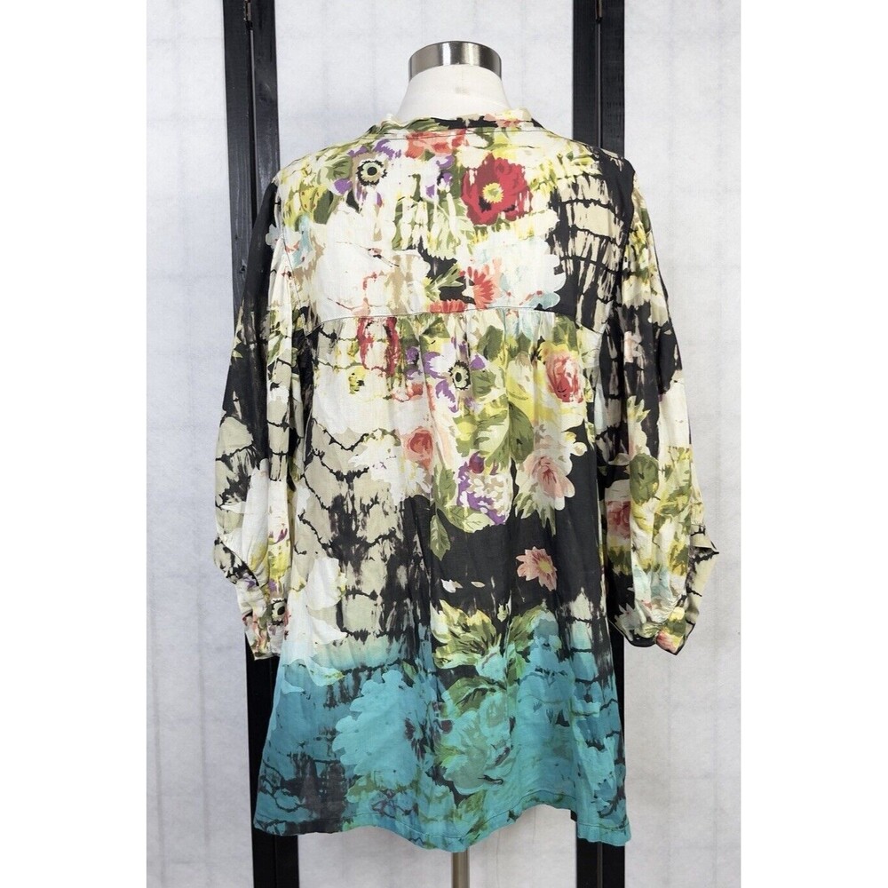 Tianello Floral Top. Size: L - Picture 3 of 7
